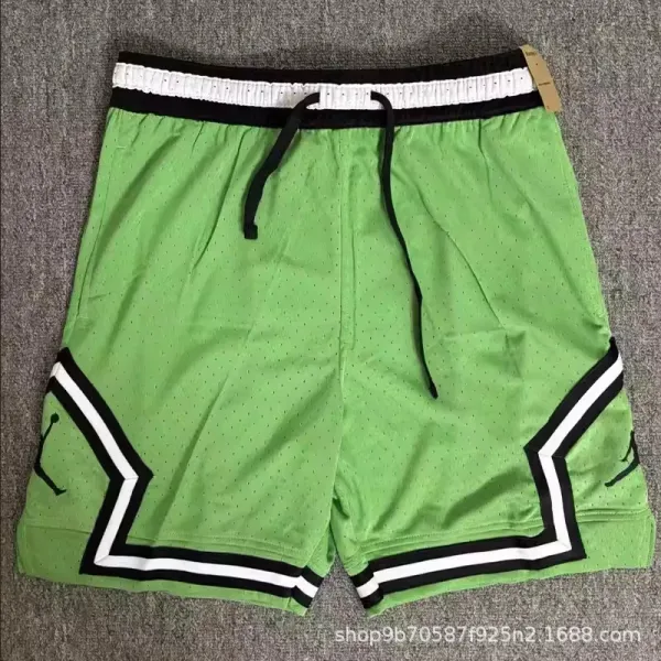 Air Jordan Diamond Shorts Lime Green - 1