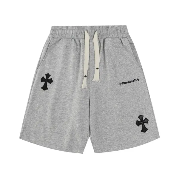 Chrome Hearts Cross Print Drawstring Shorts Black - 6