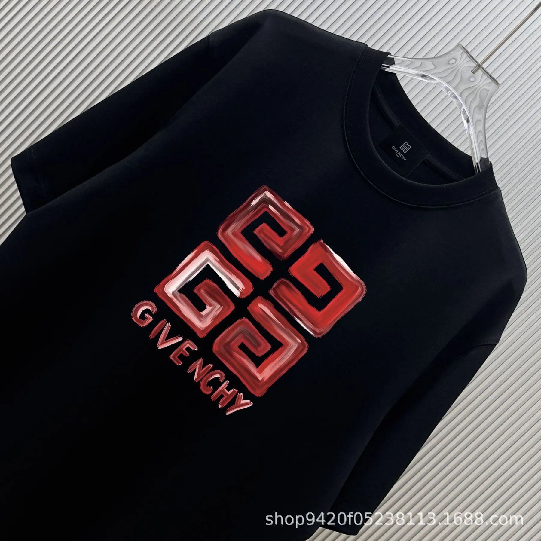 Givenchy 4G Logo Print Black T-Shirt - 9