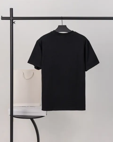 Prada Triangle Logo Piqué Polo Black Polo Shirt - 13