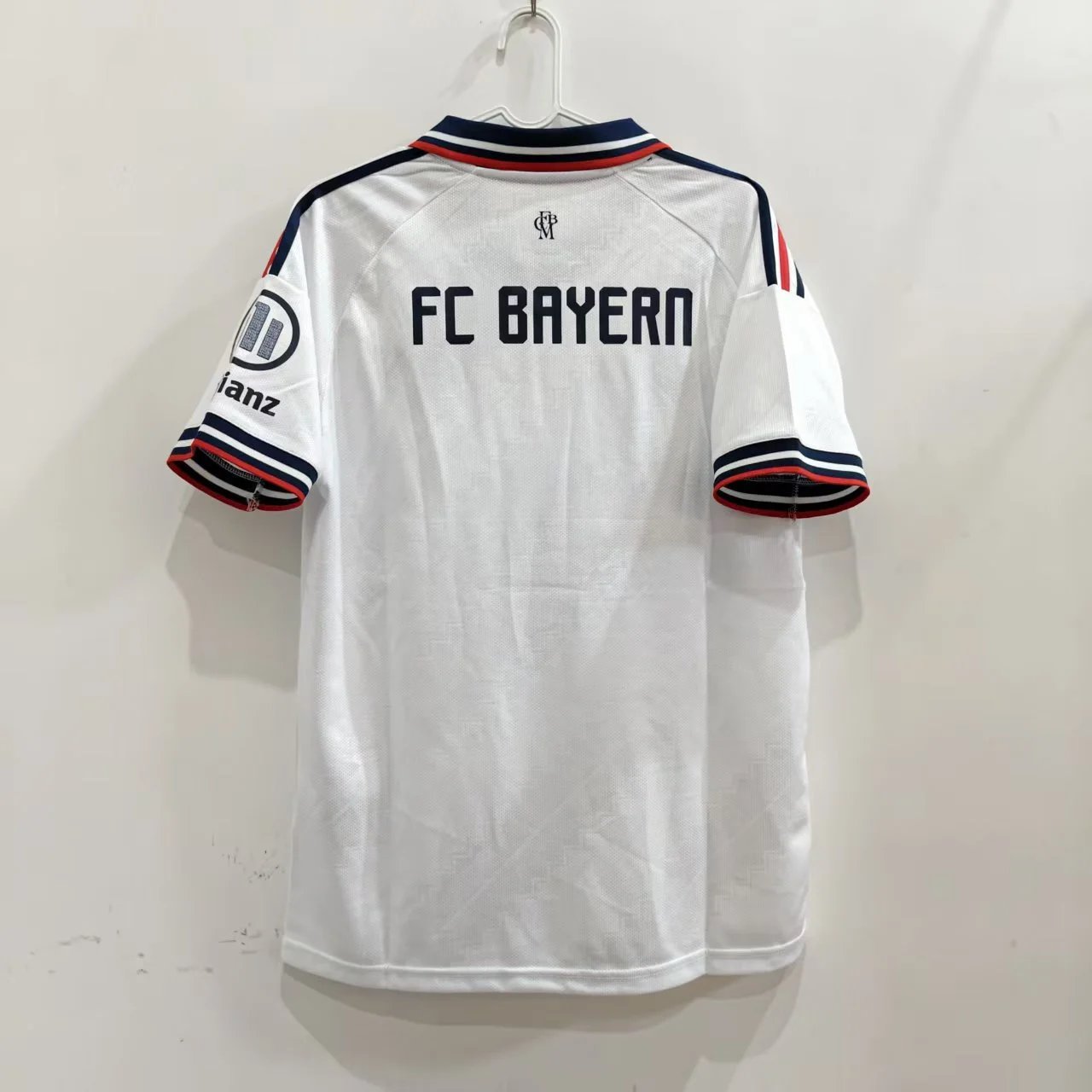Design FC Bayern Munich 2023-24 Third Jersey White Navy Red Luis Díaz #14 Jersey - 5