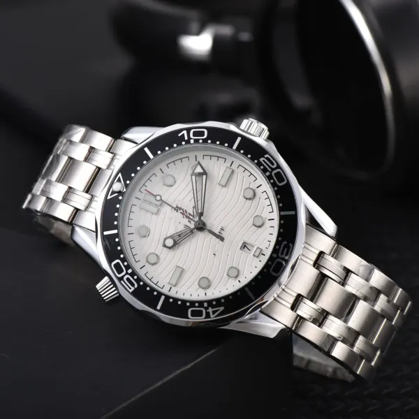 Omega Seamaster Diver 300M Blue Dial Stainless Steel Watch Watches - 7