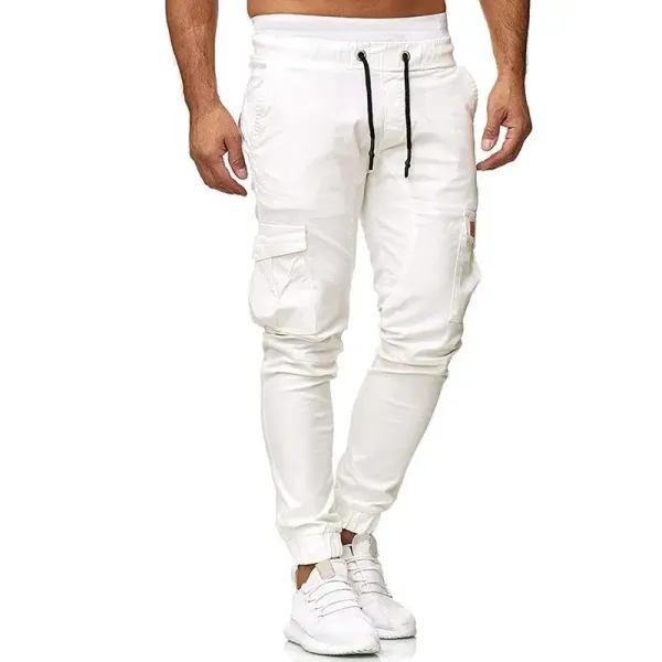 Design Cargo Jogger Pants Gray Pants - 23