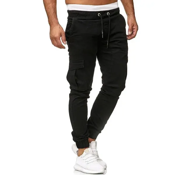 Design Cargo Jogger Pants Gray Pants - 18