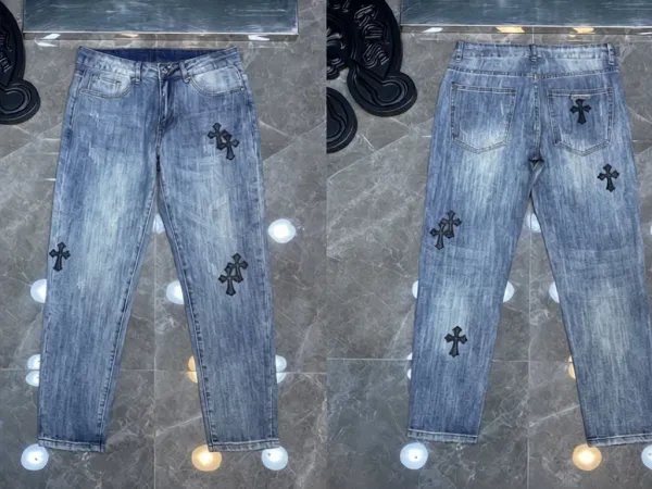 Chrome Hearts Logo Embroidered Joggers Black Sweatpants - 2