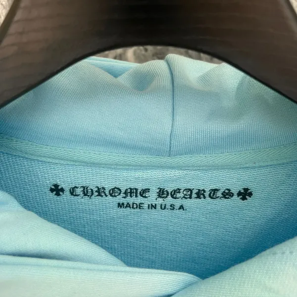 Chrome Hearts Space Graphic Hoodie Blue - 23