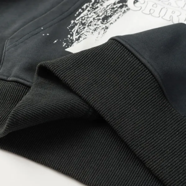 Design Oversized Hoodie Charcoal Gray Hoodie - 29