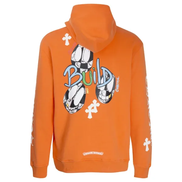 Chrome Hearts Space Graphic Hoodie Blue - 45