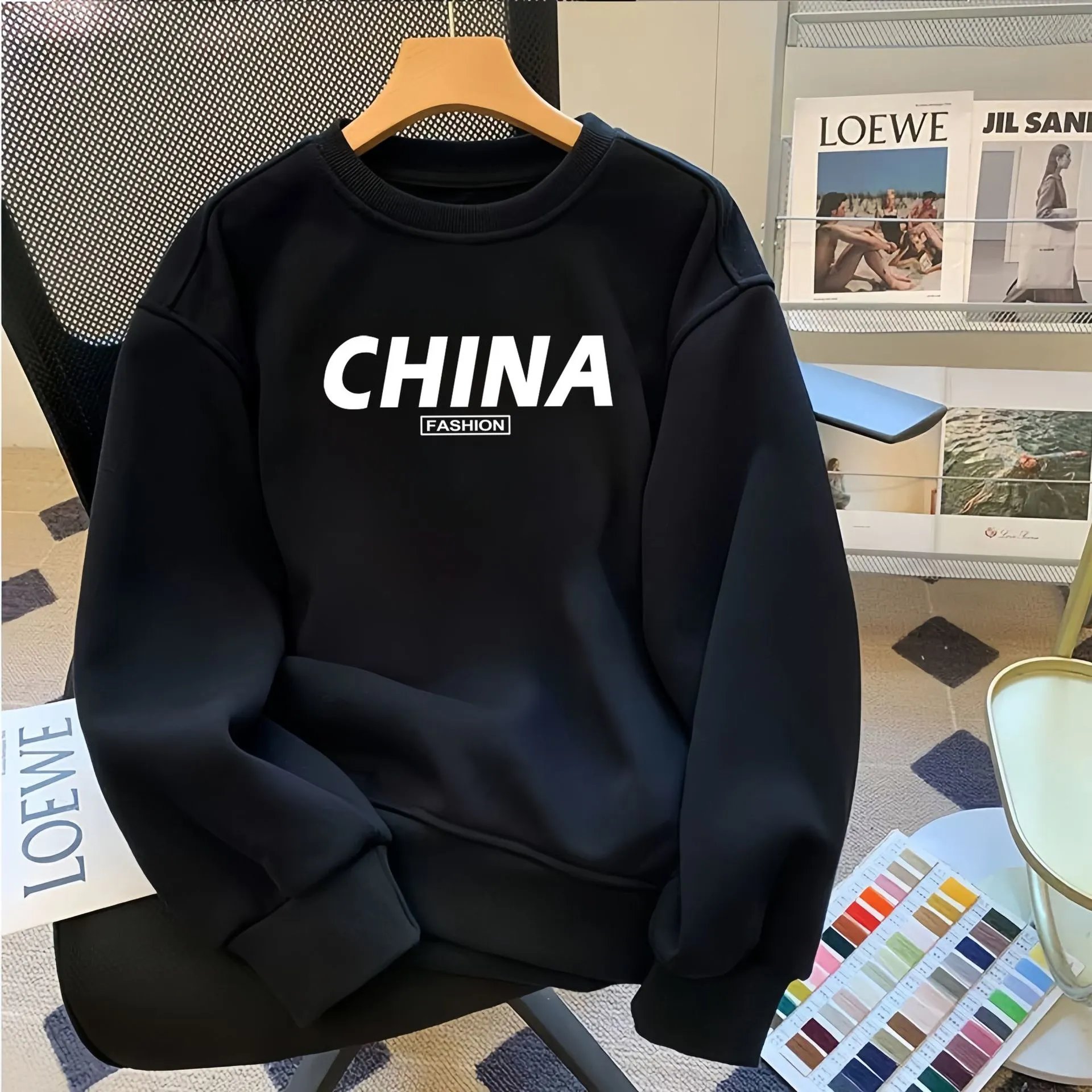 Puma Logo Graphic Crewneck White Hoodie - 13