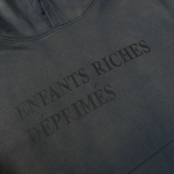 Design Oversized Hoodie Charcoal Gray Hoodie - 38