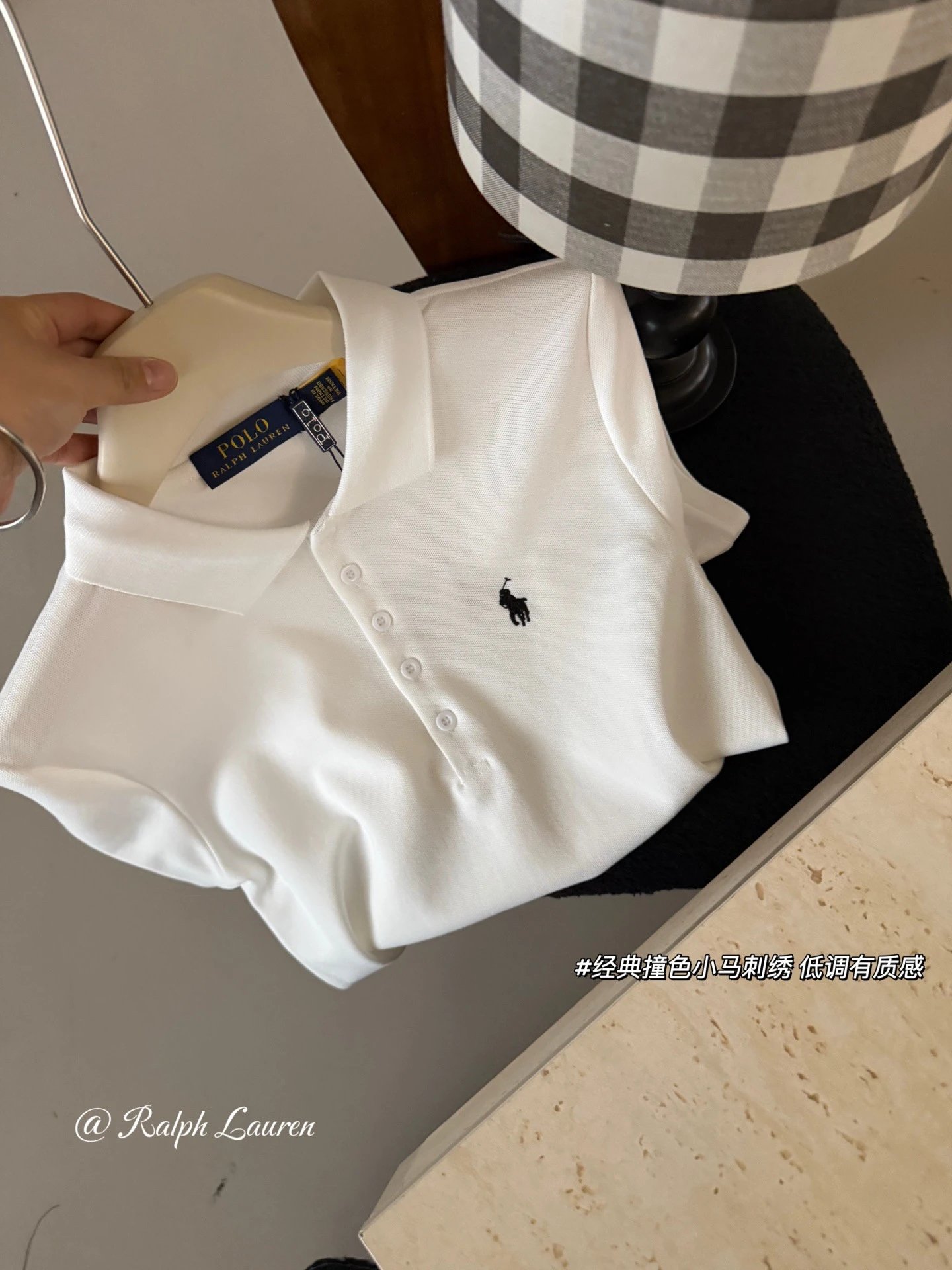 Polo Ralph Lauren Five-Button Polo Shirt Gray Tops Polo - 5