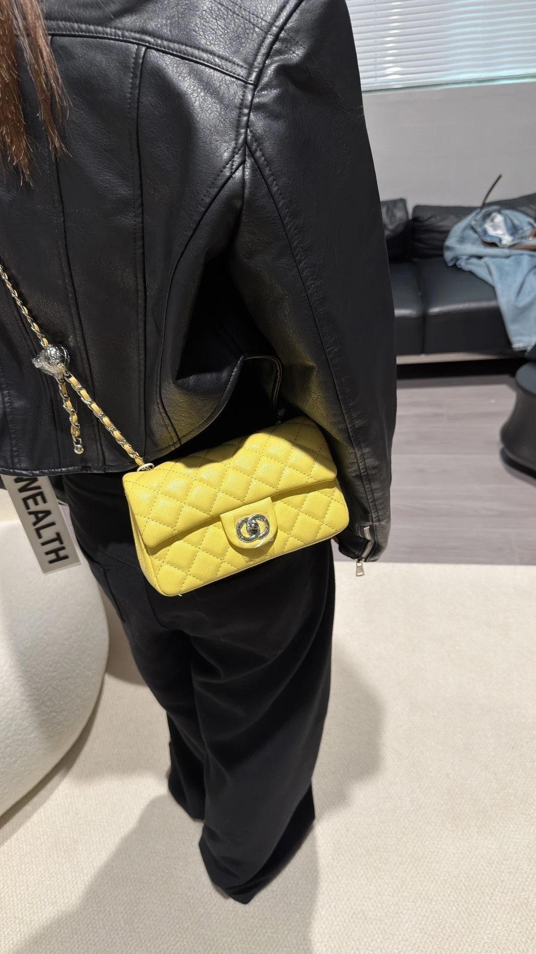 Chanel Classic Flap Bag Pink Calfskin Quilted Chain Shoulder Bag - 12