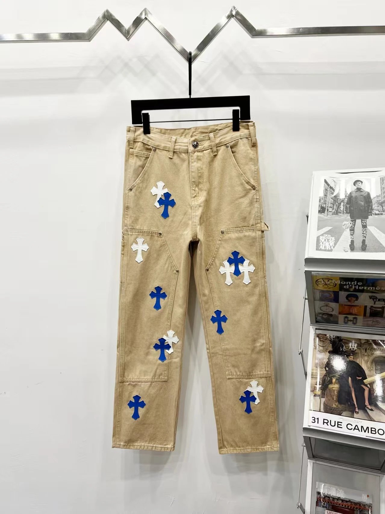 Chrome Hearts Cross-Embellished Black Jeans - 21