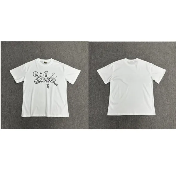 Design Graphic Print White T-Shirt - 1
