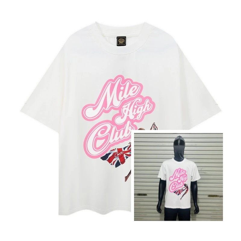 Corteiz Mile High Club Graphic T-Shirt White - 1