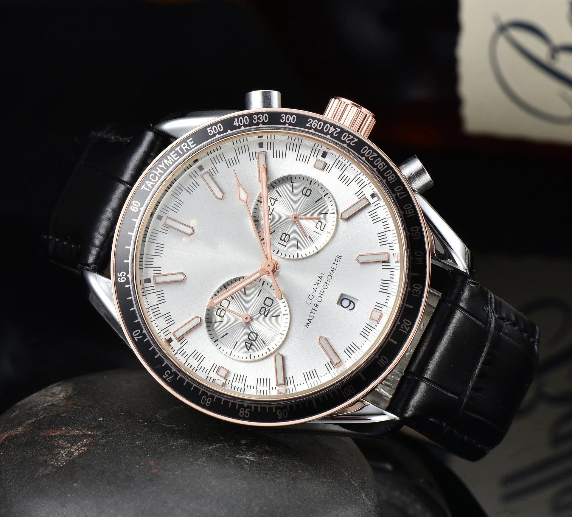 Omega Speedmaster Chronograph Gray Dial Stainless Steel Watch Watches - 10