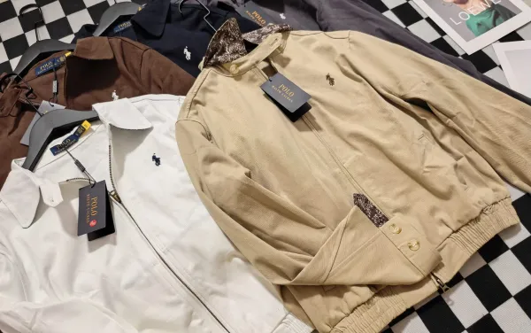 Polo Ralph Lauren Paisley-Trimmed Brown Bomber Jacket - 11