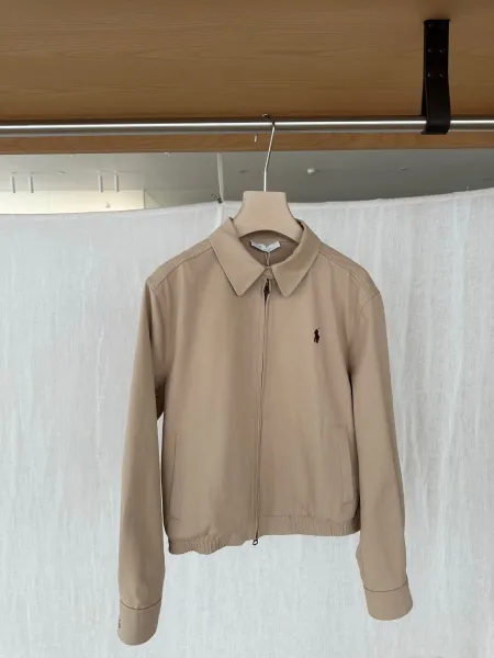 Polo Ralph Lauren Paisley-Trimmed Brown Bomber Jacket - 27