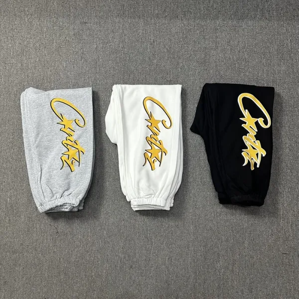 Design Script Logo Hoodie and Sweatpants Set White Gold - 6