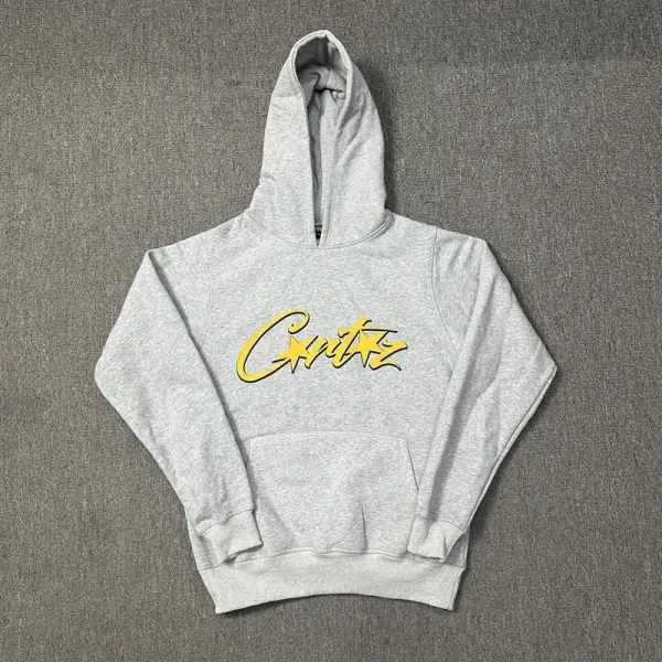 Design Script Logo Hoodie and Sweatpants Set White Gold - 13