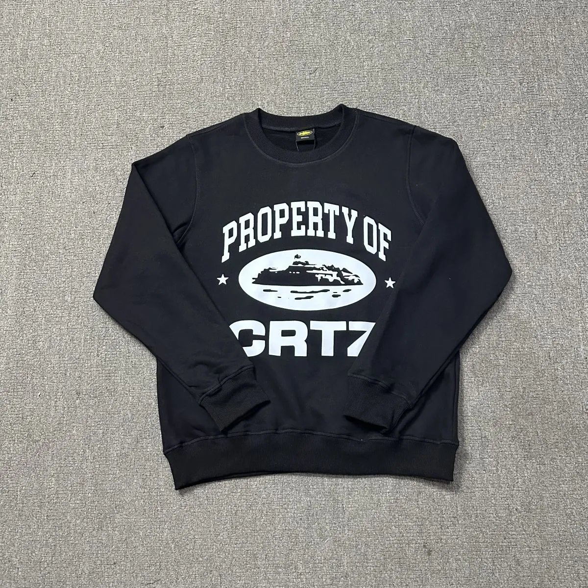 Corteiz Property Of Sweatshirt Black / Light Blue / White / Gray Hoodie - 9