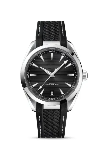 Omega Seamaster Aqua Terra Black Dial Stainless Steel Watch Watches - 1