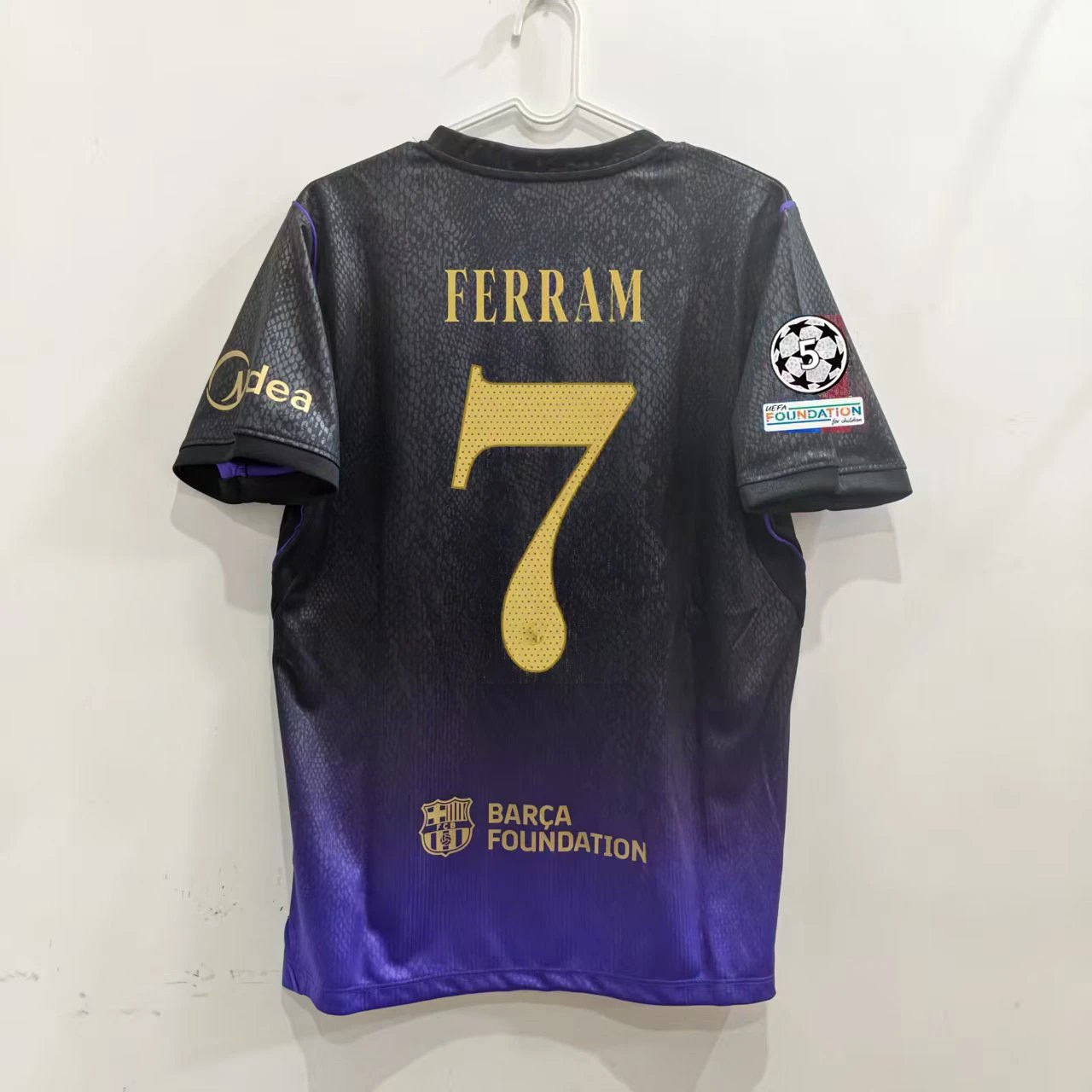 FC Barcelona Raphinha #11 Third Jersey Purple Gradient - 12
