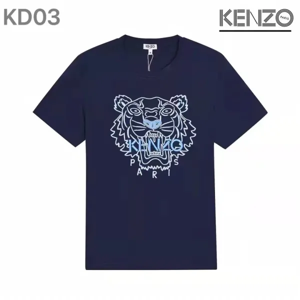 Kenzo Tiger Head Graphic Black T-Shirt - 5