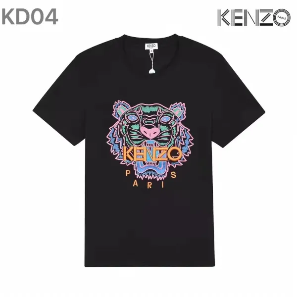 Kenzo Tiger Head Graphic Black T-Shirt - 6