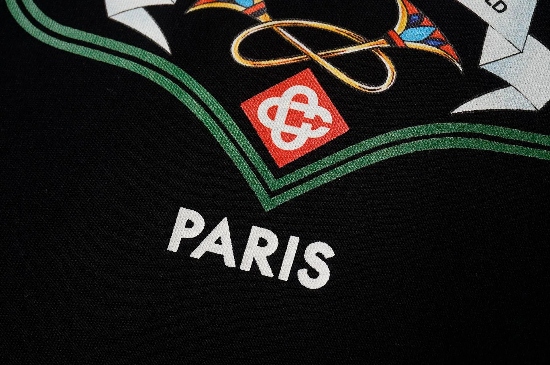 Casa Way Flamingo Tennis Graphic T-Shirt Black - 19