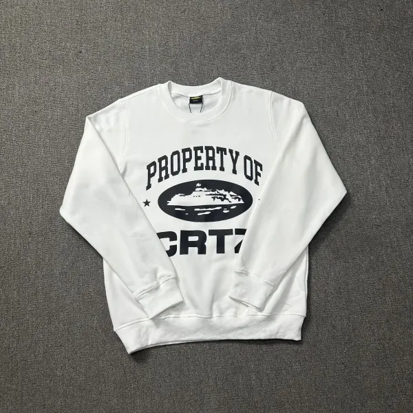 Corteiz Property Of Sweatshirt Black / Light Blue / White / Gray Hoodie - 5