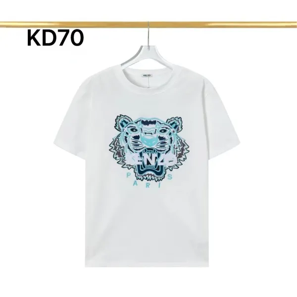 Kenzo Tiger Head Graphic Black T-Shirt - 46
