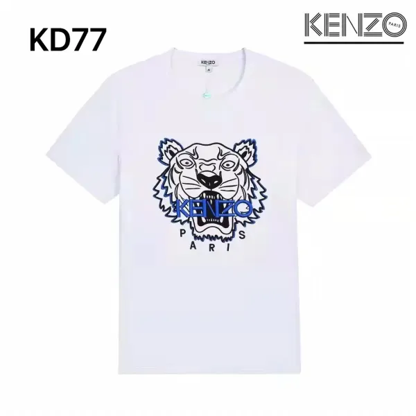 Kenzo Tiger Head Graphic Black T-Shirt - 49