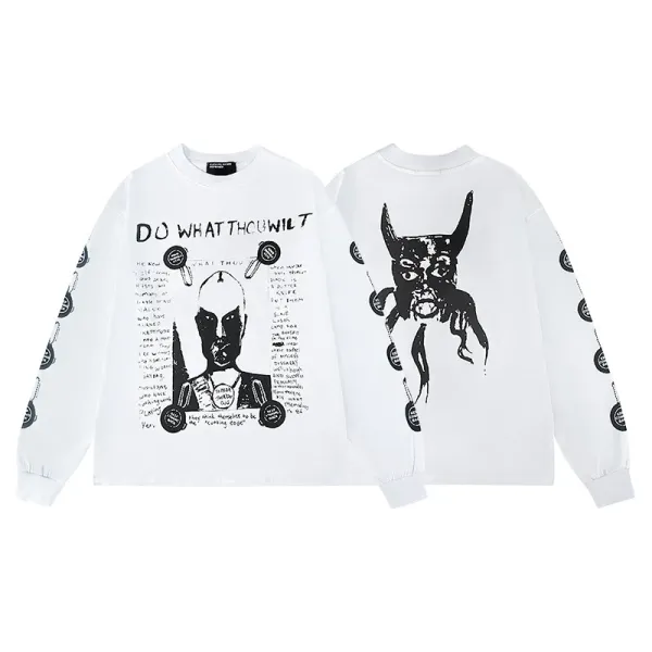 Design Some Reasons Why Christian Won't Dance Long Sleeve Tee Black T-Shirts - 4
