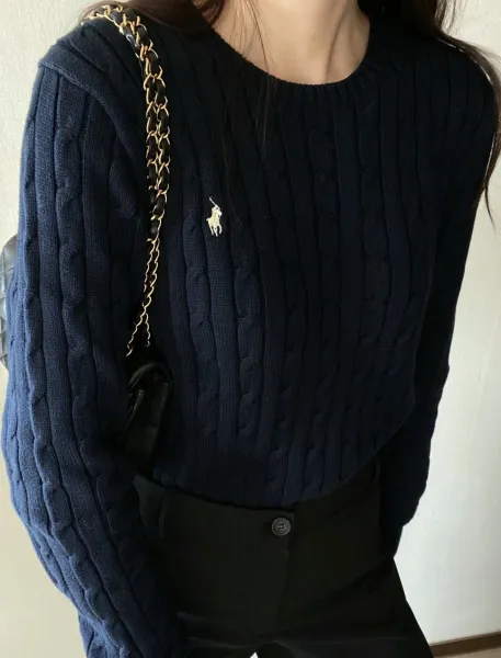 Polo Ralph Lauren Cable Knit Sweater Yellow - 28
