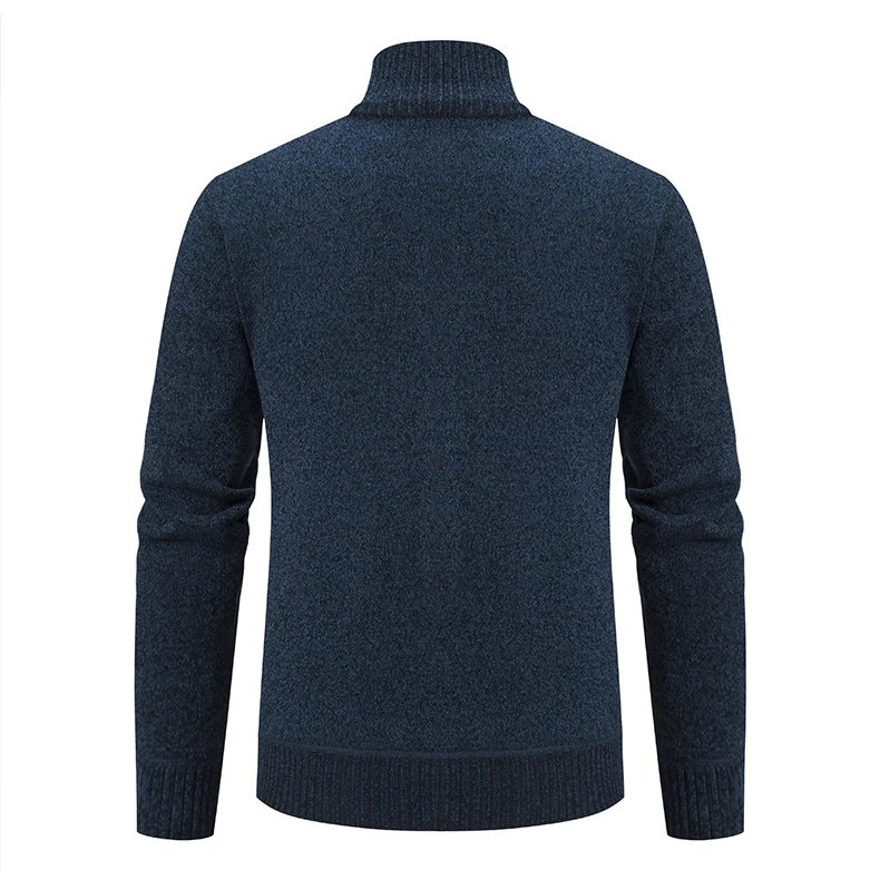 Design Hankesen Zip-Up Knit Cardigan Black Outerwear.cardigan - 21