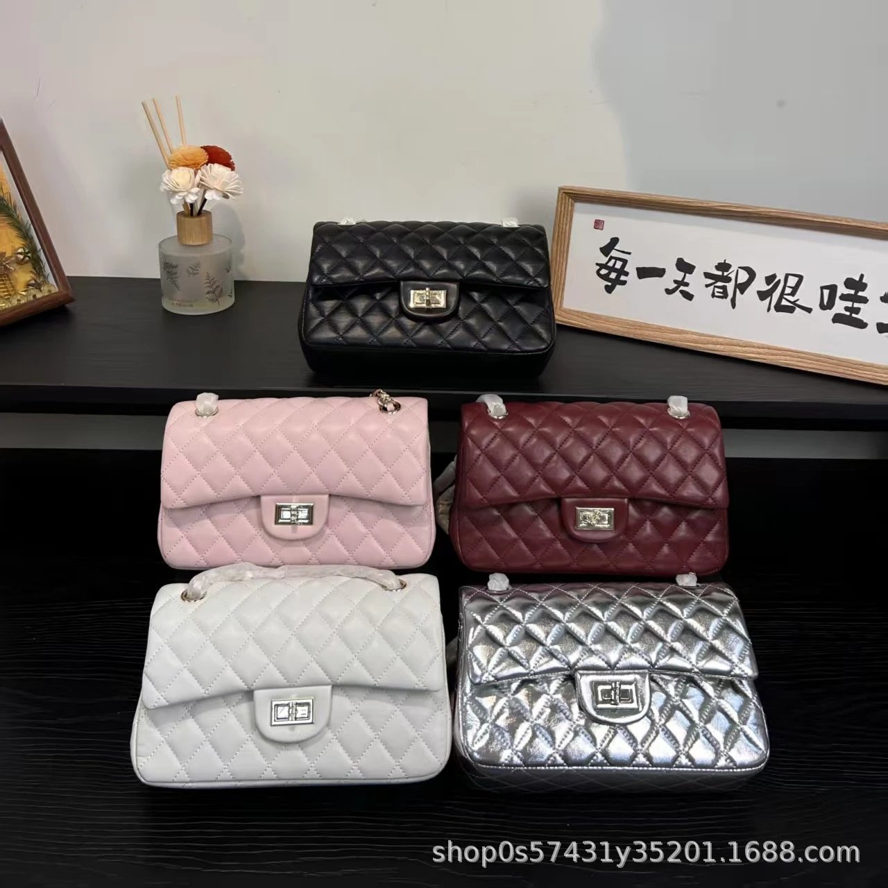 Chanel Classic Flap Bag Black Quilted Leather Shoulder Bag - 2