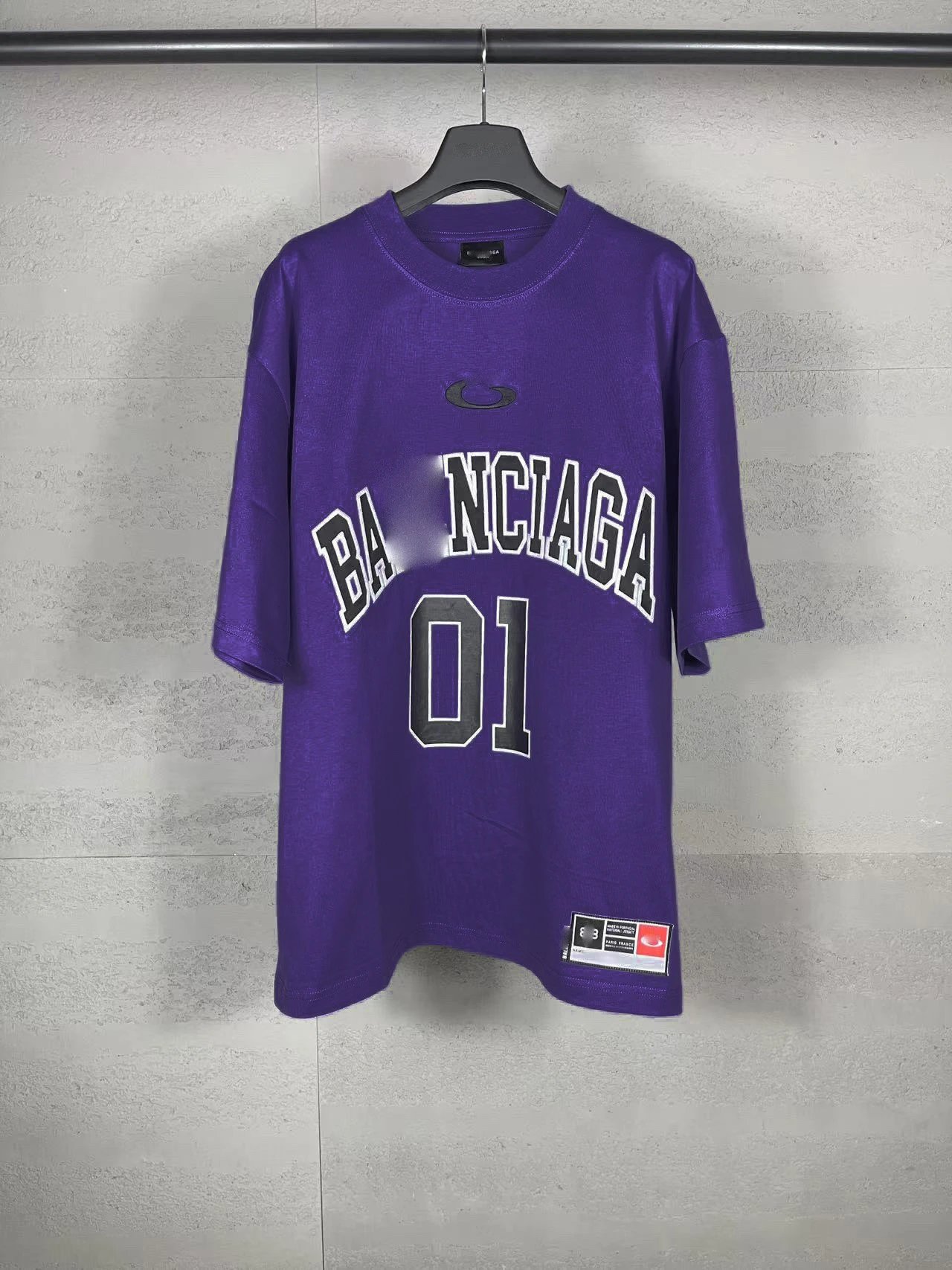 Balenciaga BALENCIAGA 01 Purple Jersey T-Shirt - 8
