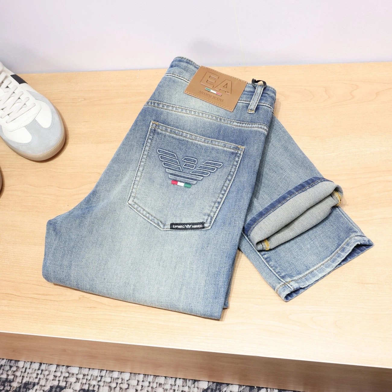 Armani Exchange EA Jeans Light Wash Blue Jeans