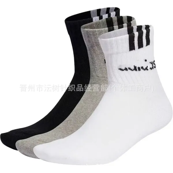 Adidas idas Black Crew Socks - 6