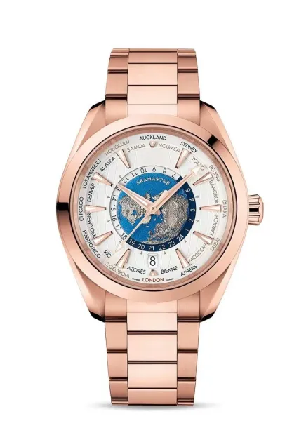 Omega Seamaster Worldtimer Rose Gold Watch Watches - 1