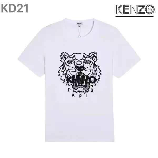 Kenzo Tiger Head Graphic Black T-Shirt - 38