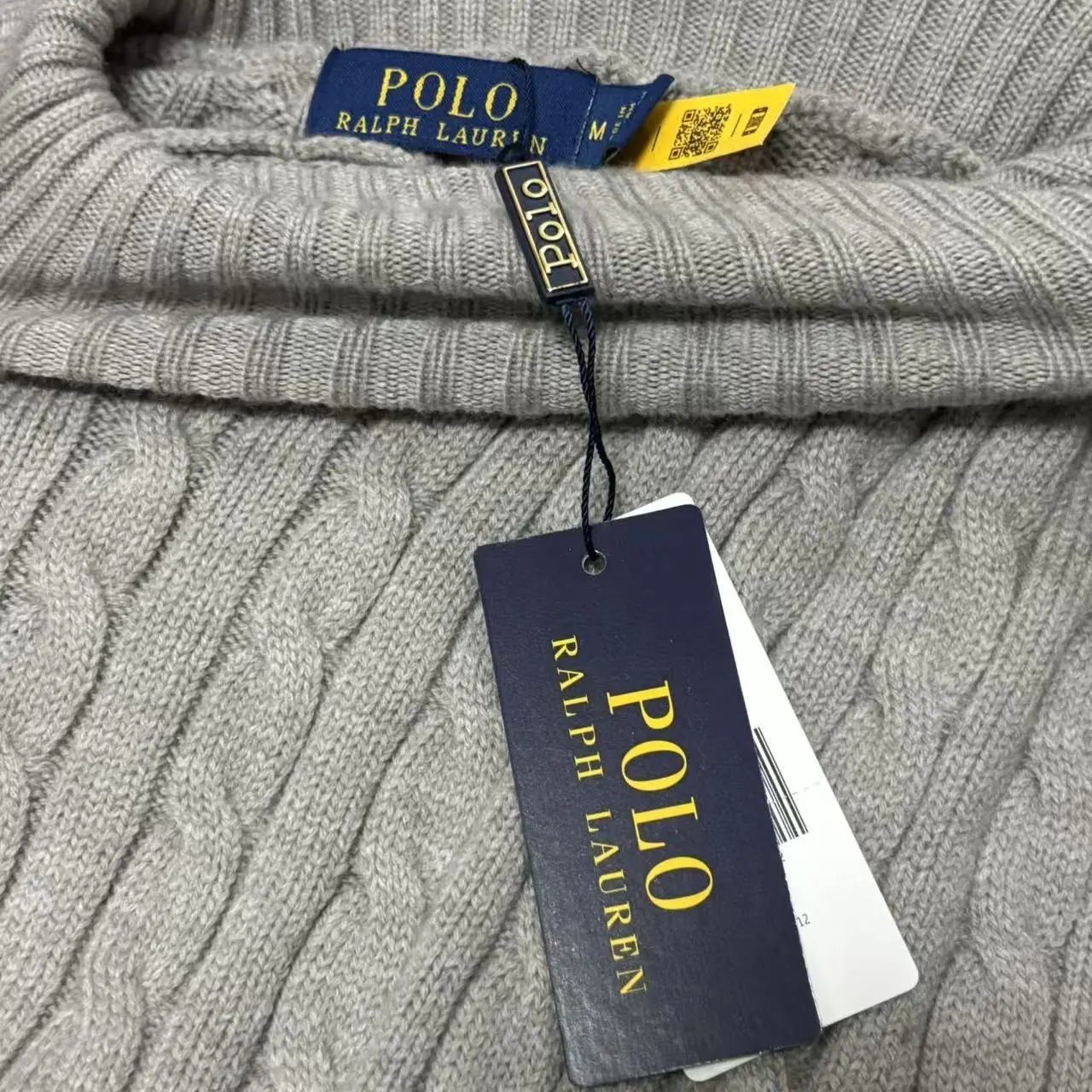 Polo Ralph Lauren Cable Knit Turtleneck Sweater Forest Green - 8