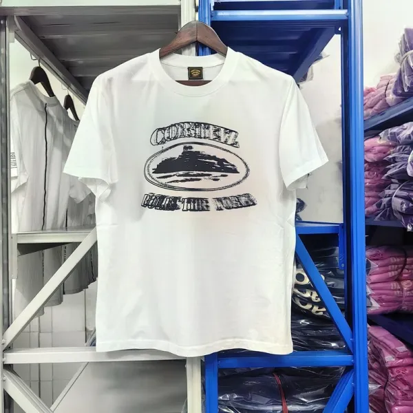 Design Graphic Print White T-Shirt - 1