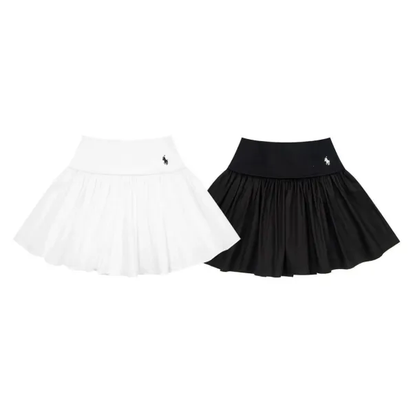 Fred Perry Polo Shirt Gray with Black Tennis Skirt - 16