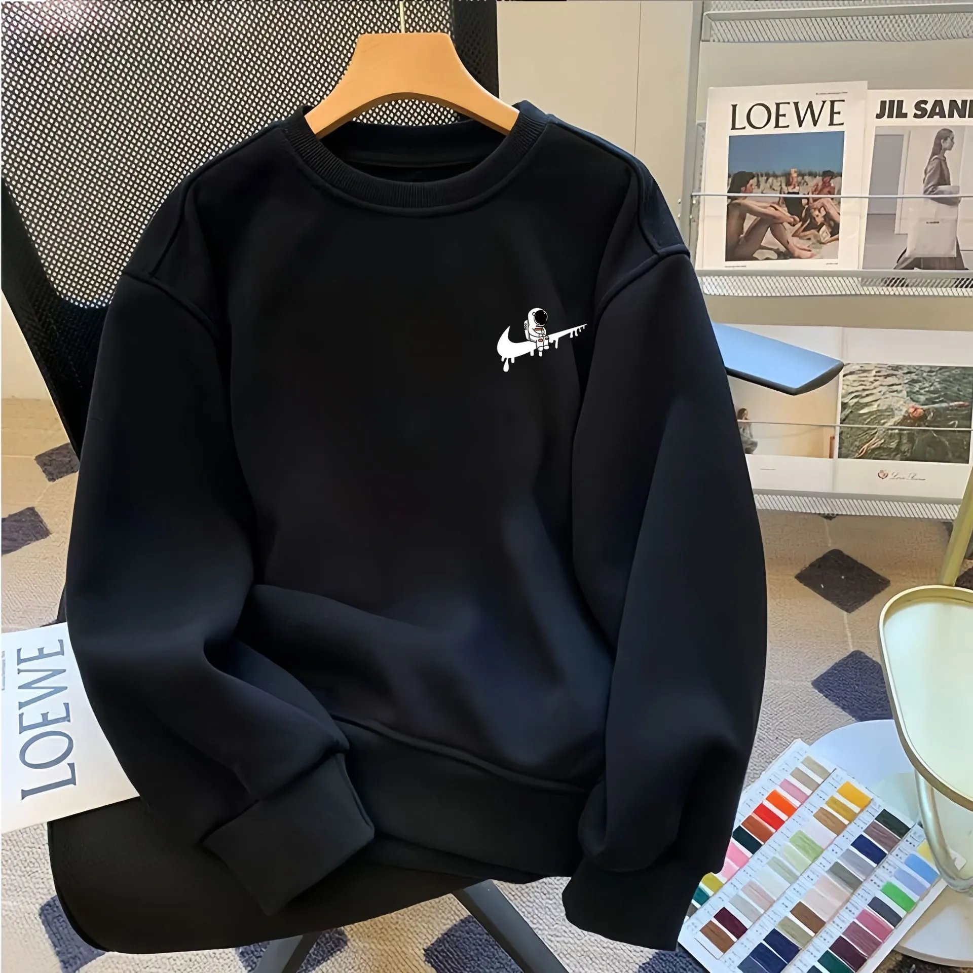 Puma Logo Graphic Crewneck White Hoodie - 15