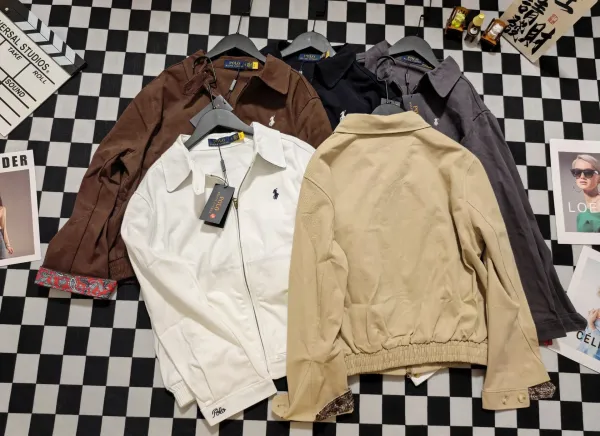 Polo Ralph Lauren Paisley-Trimmed Brown Bomber Jacket - 4