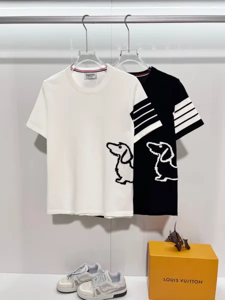 Dior Oblique Print T-Shirt White / Black - 4