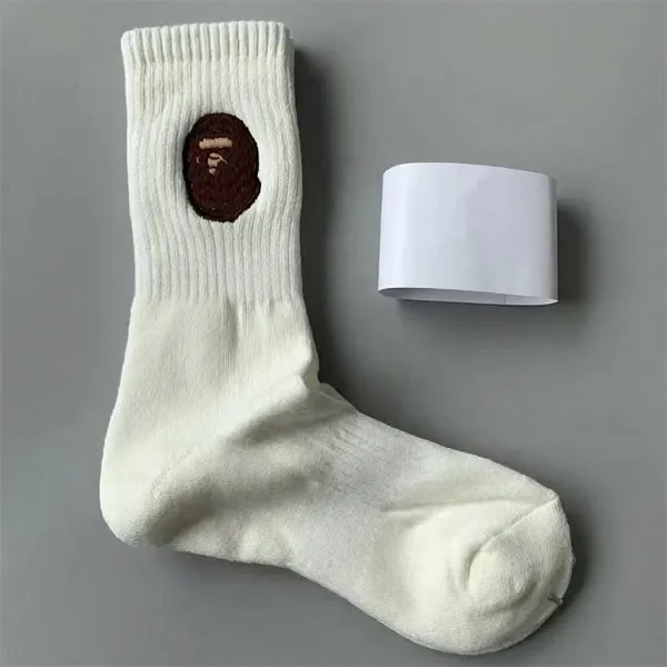 A Bathing Ape White Socks - 1
