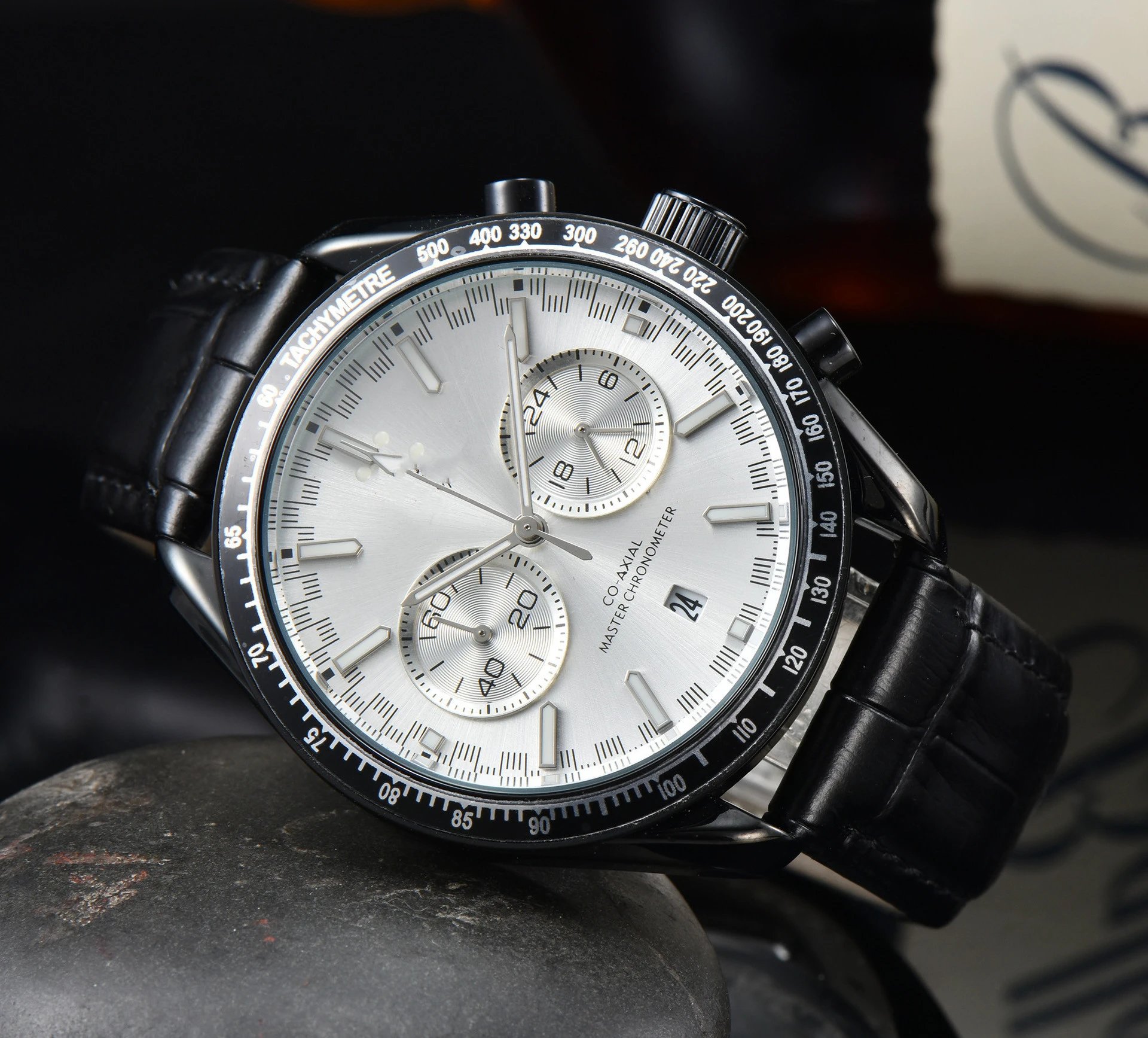 Omega Speedmaster Chronograph Gray Dial Stainless Steel Watch Watches - 11